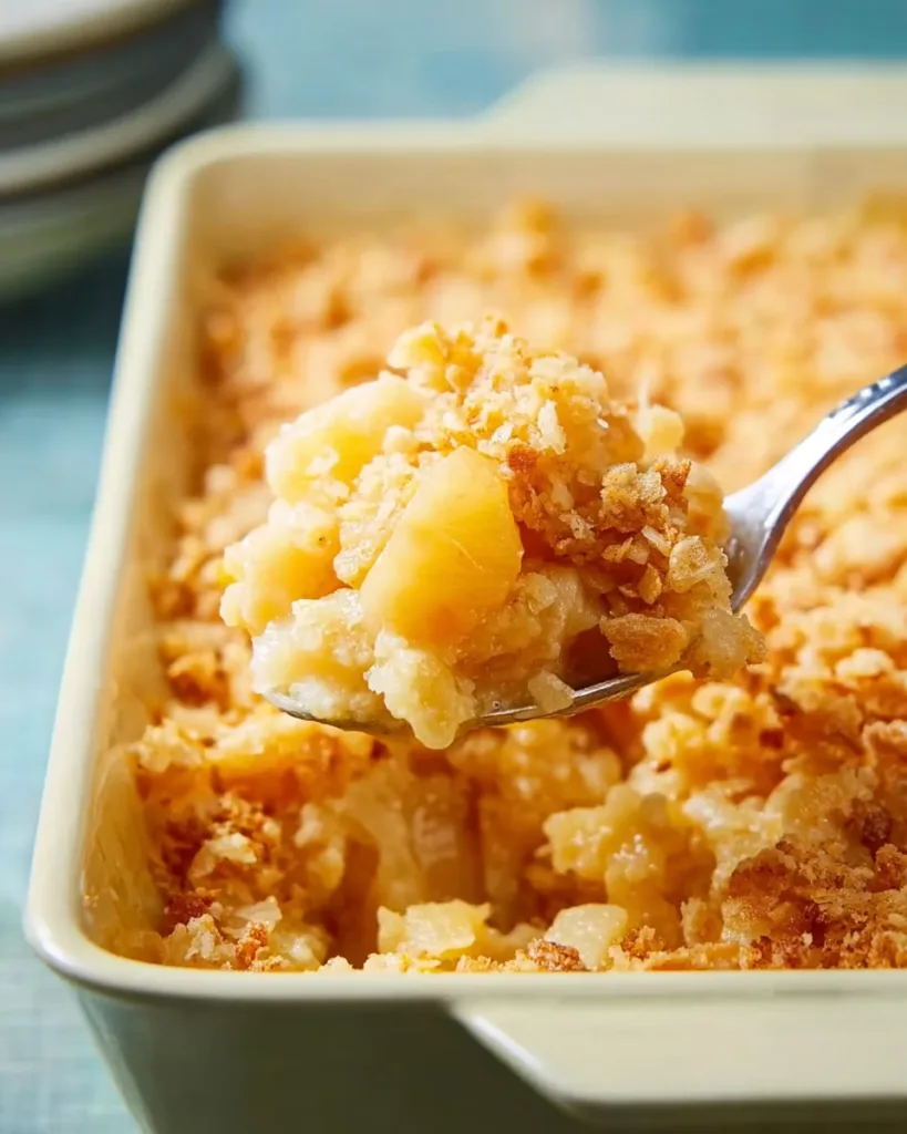 How to make best pineapple casserole step-by-step image