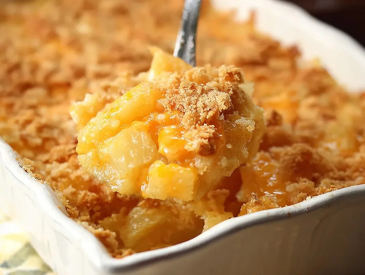 How to Make Cheesy Pineapple Casserole at Home