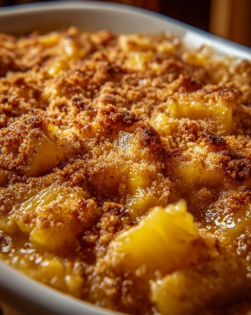 final baked pineapple casserole no cheese