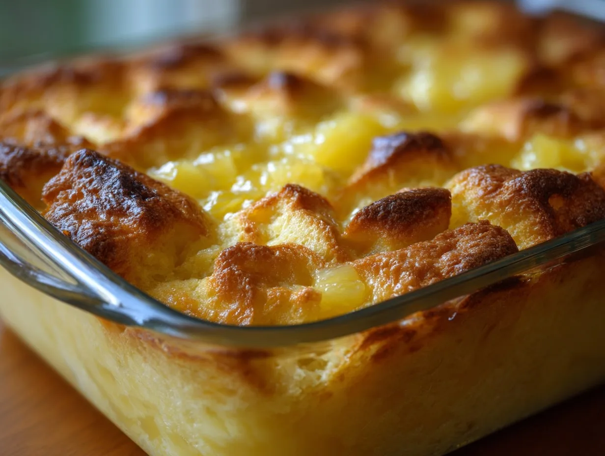 How to Make Delicious Pineapple Bread Casserole
