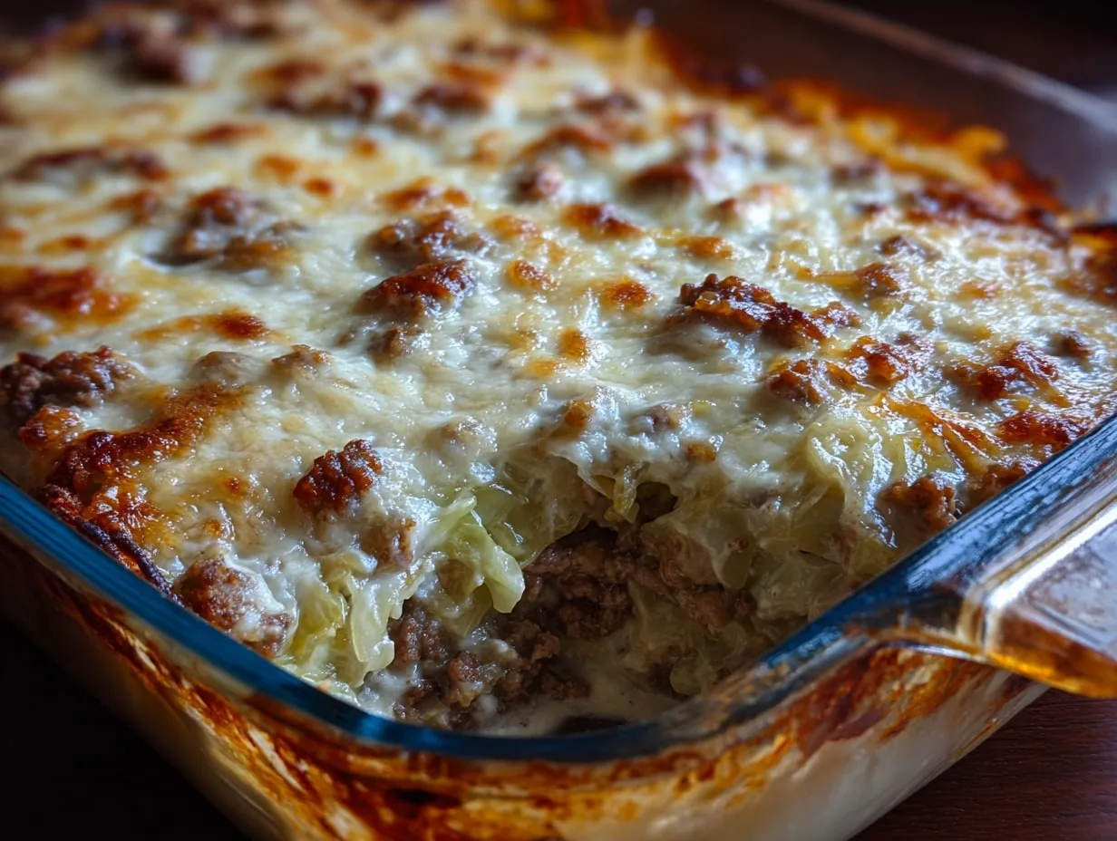 Cabbage Roll Casserole Recipe With White Sauce (Easy & Creamy Meal Guide)