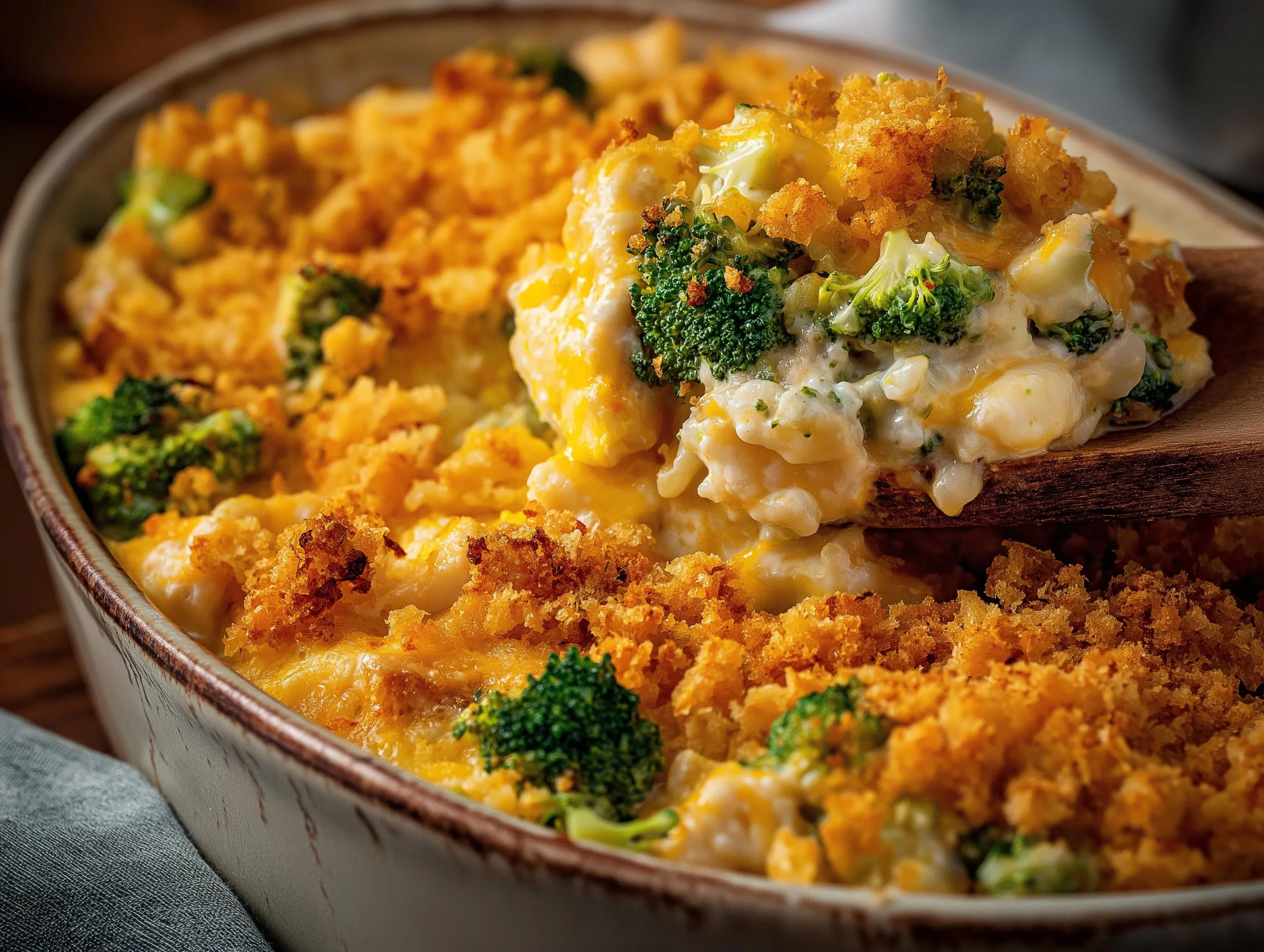 Easy Chicken Rice Broccoli Casserole Recipe