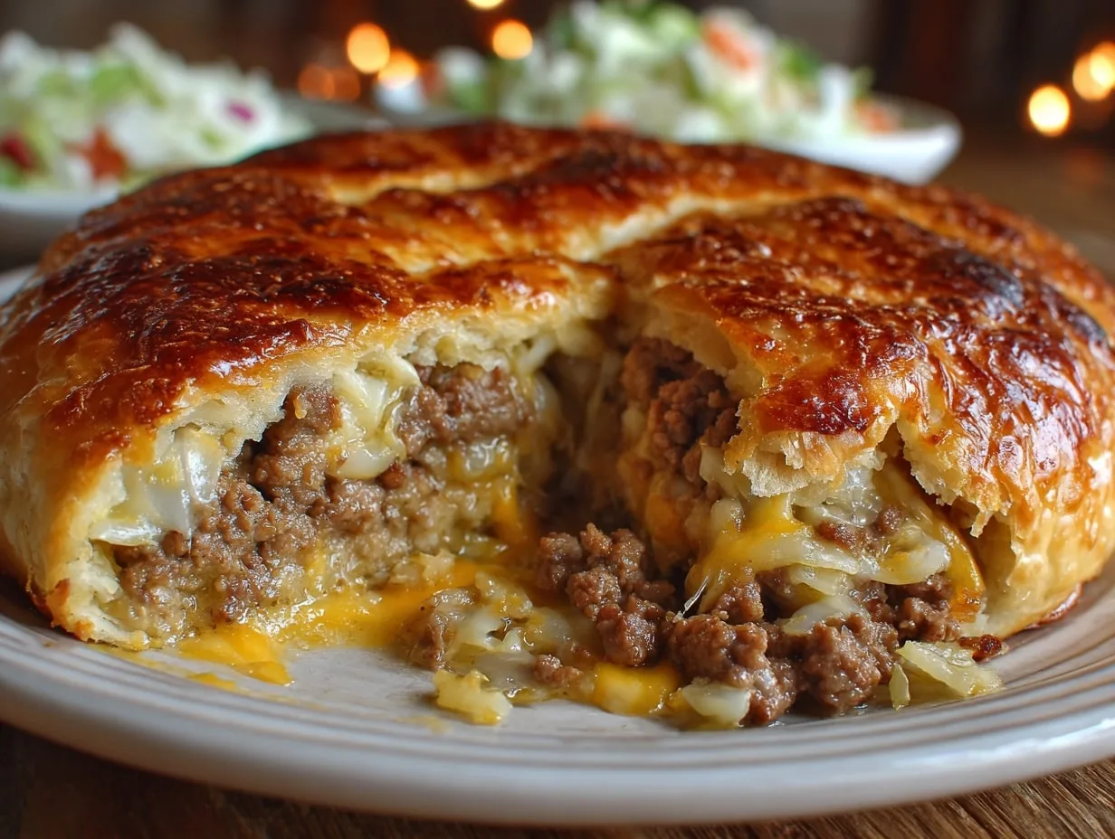 Easy Runza Casserole Recipe with Beef and Cabbage
