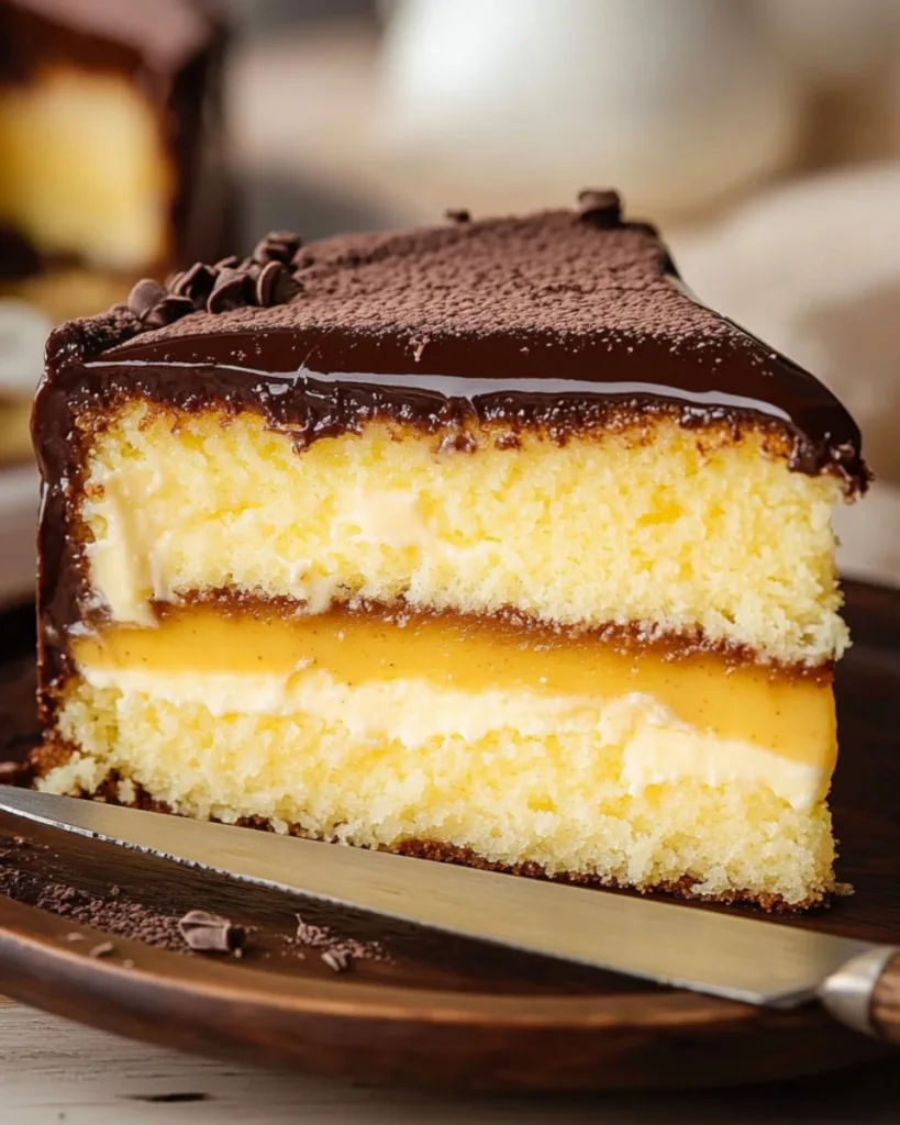 Boston Cream Pie Recipe 1