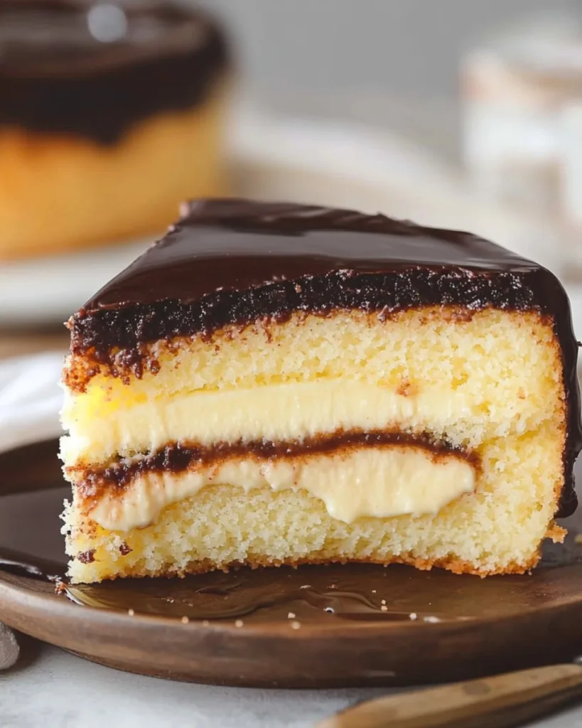 Boston Cream Pie Recipe 2