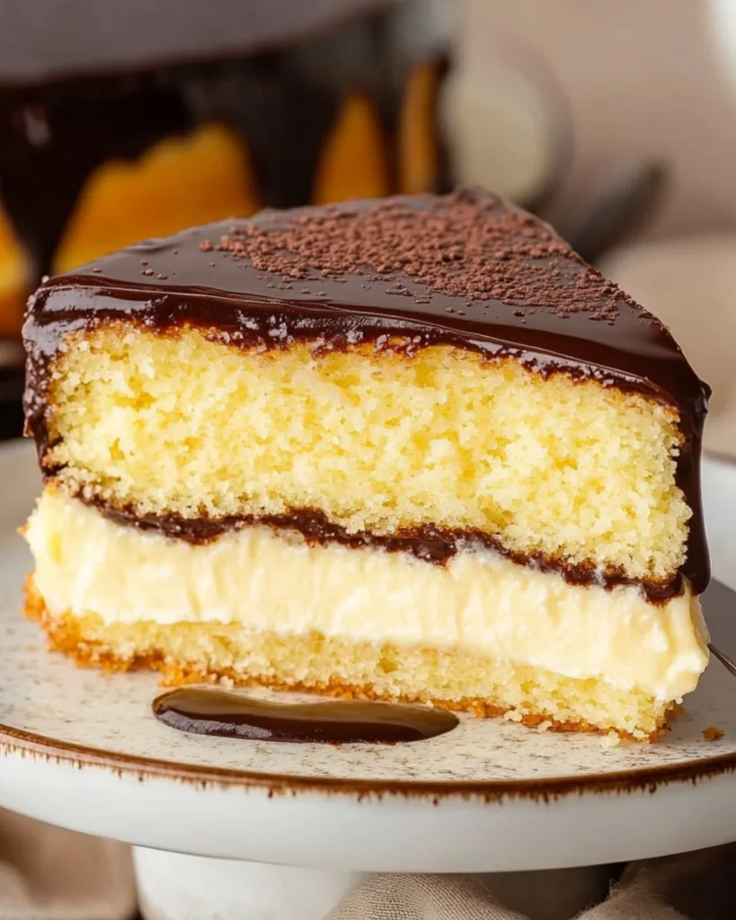 Boston Cream Pie Recipe 3