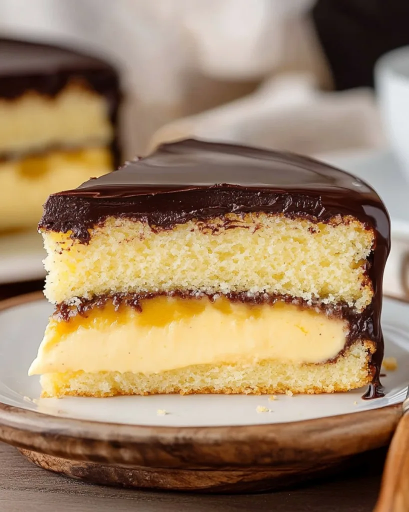 Boston Cream Pie Recipe 4