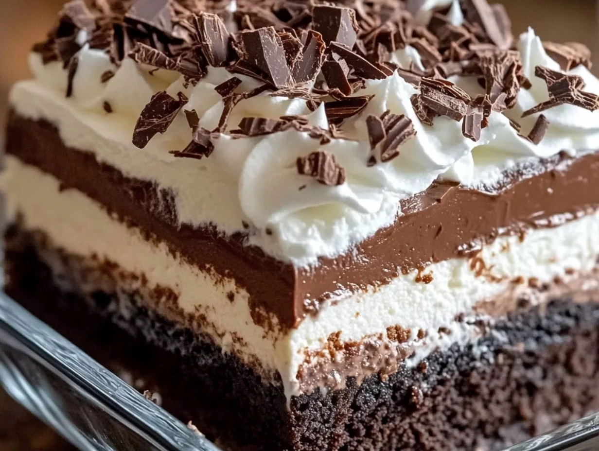 Brownie Refrigerator Cake