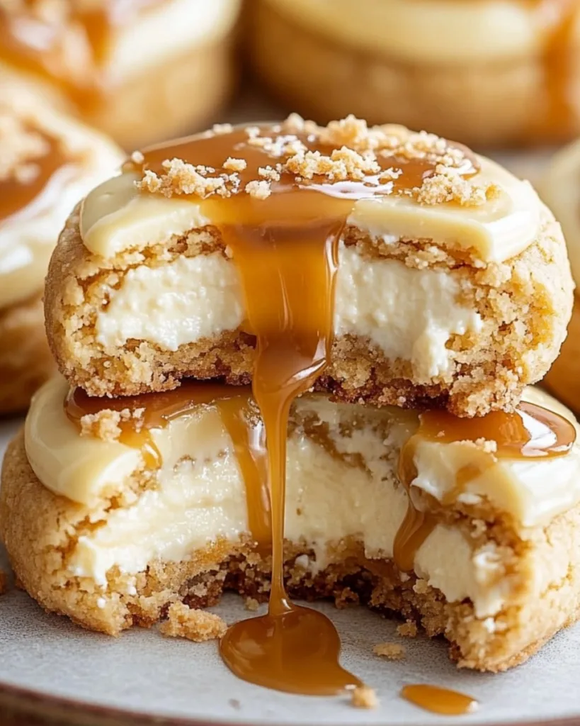 Caramel Cheesecake Cookies 1