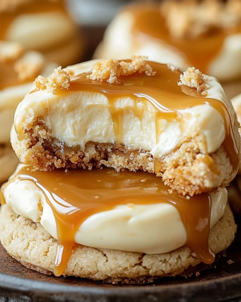 Caramel Cheesecake Cookies 2