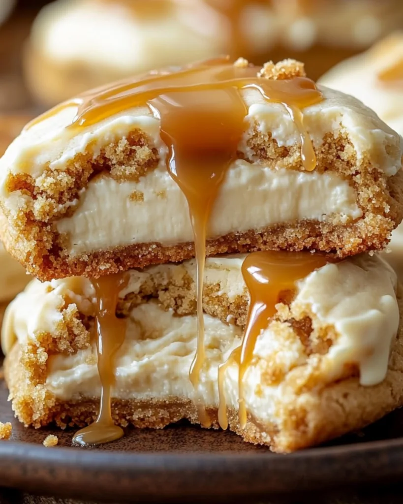 Caramel Cheesecake Cookies 4
