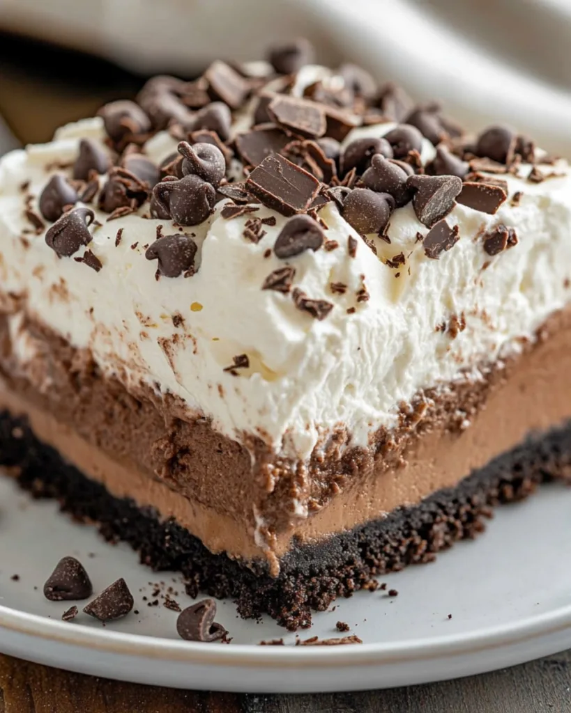 No-Bake Chocolate Lasagna 1