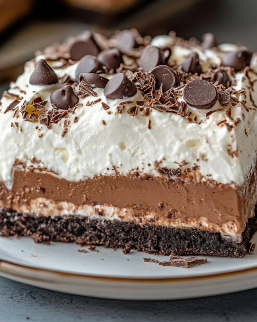 No-Bake Chocolate Lasagna 3