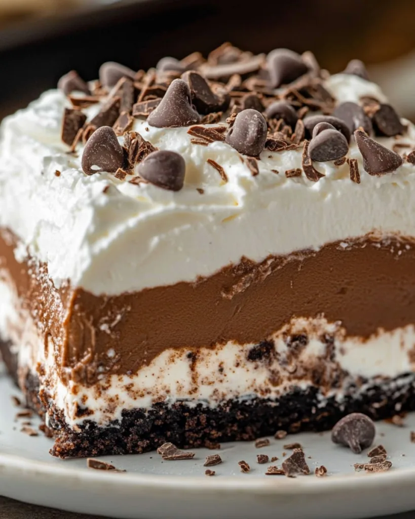 No-Bake Chocolate Lasagna 4