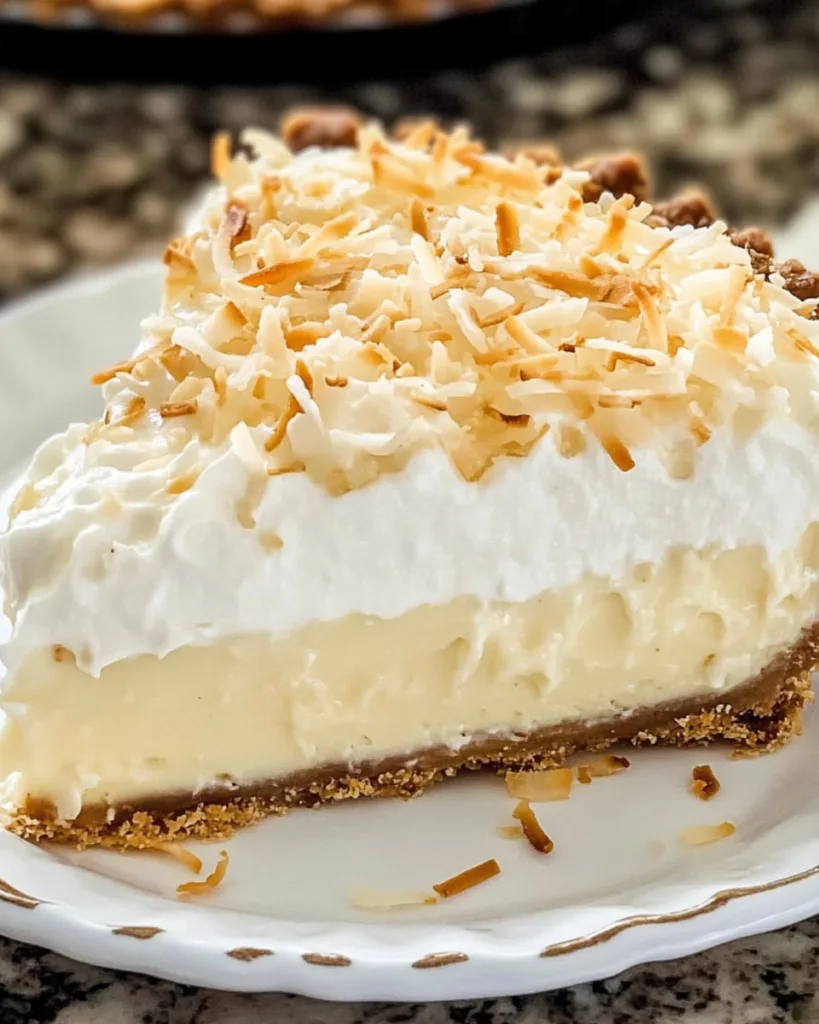 No-Bake Coconut Cream Pie 1