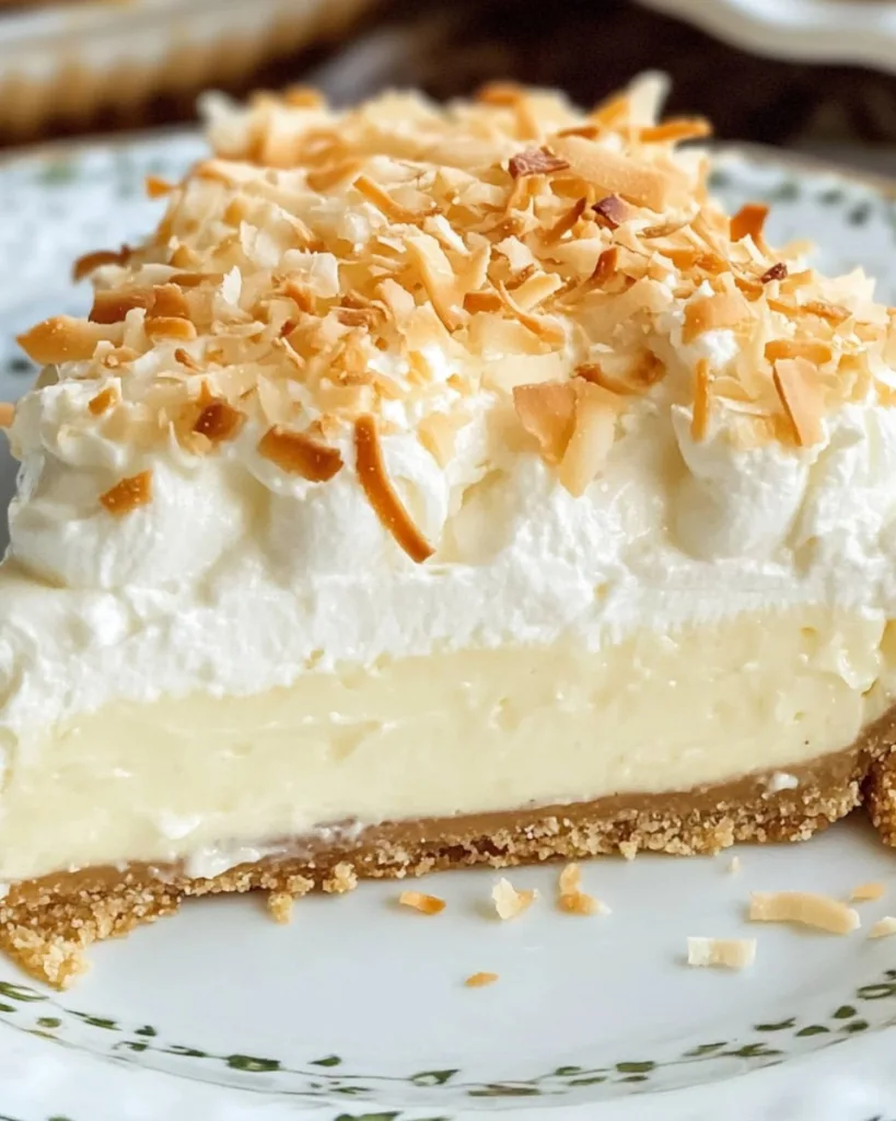 No-Bake Coconut Cream Pie 2
