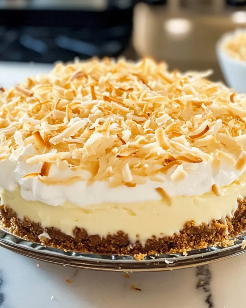 No-Bake Coconut Cream Pie 3
