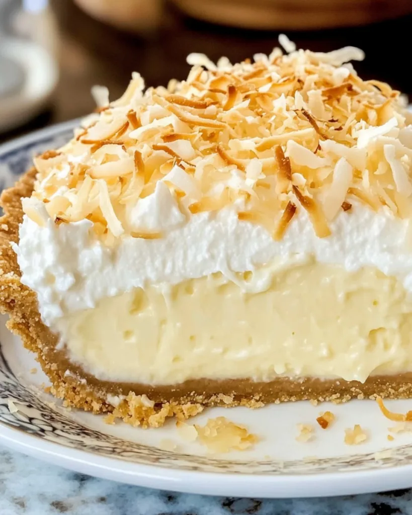 No-Bake Coconut Cream Pie 5