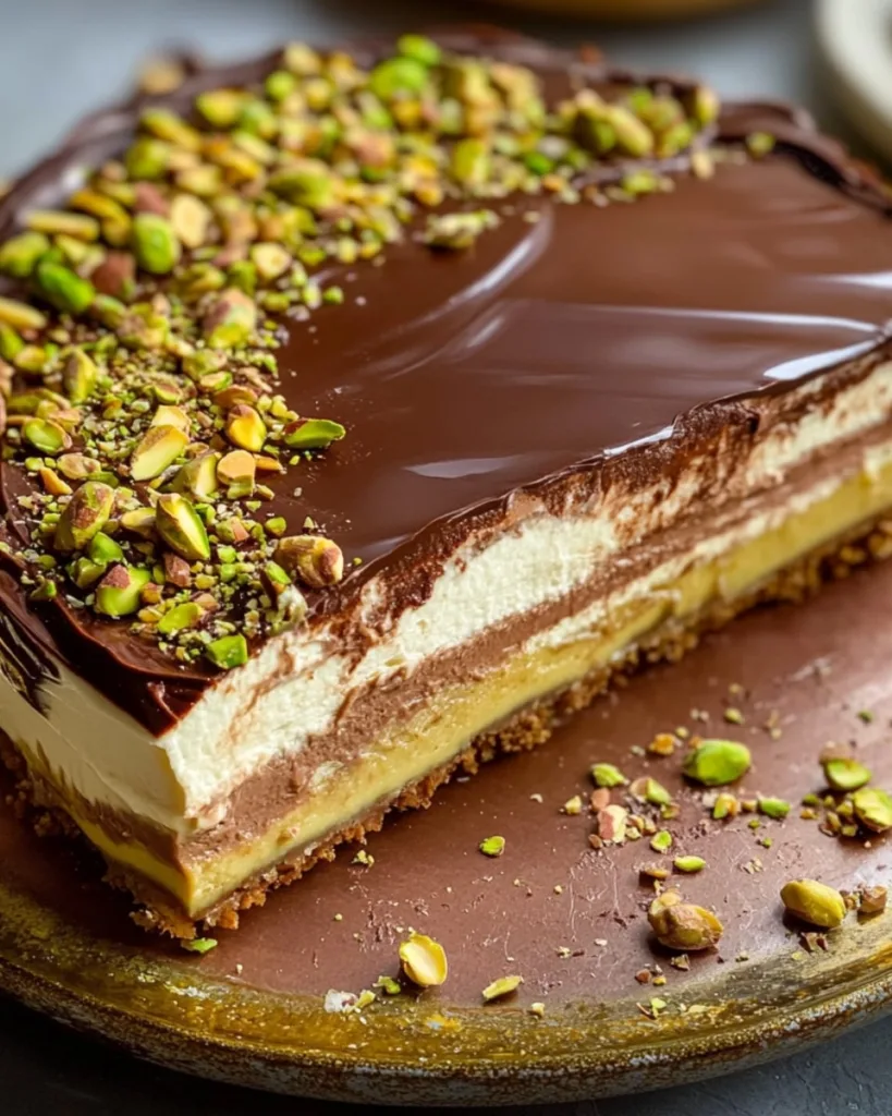 Dubai Chocolate Cheesecake 3