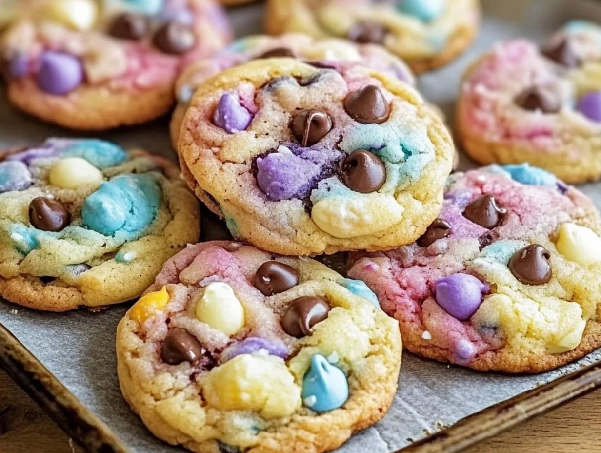 Easter Chocolate Chip Cookies