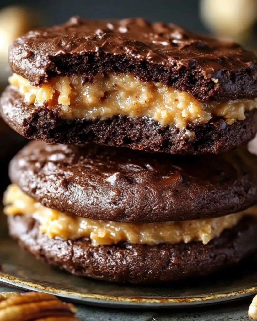 German Chocolate Whoopie Pies 1
