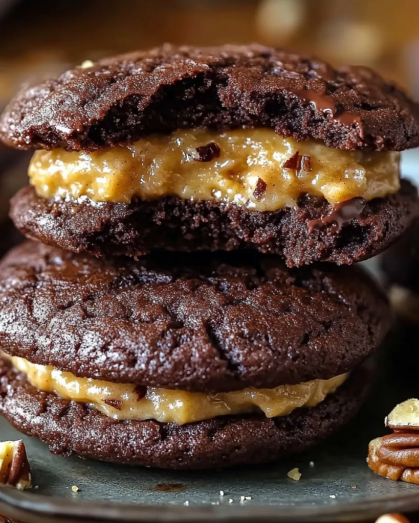 German Chocolate Whoopie Pies 2