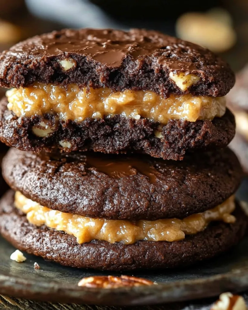 German Chocolate Whoopie Pies 3