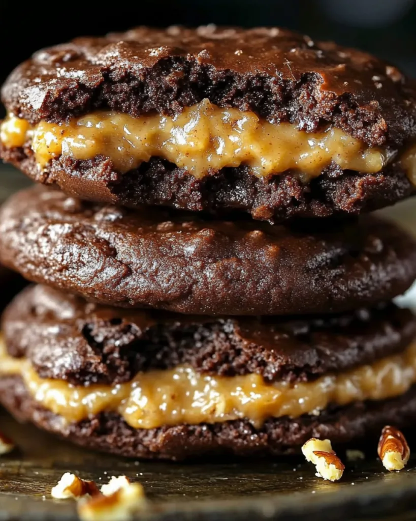 German Chocolate Whoopie Pies 4