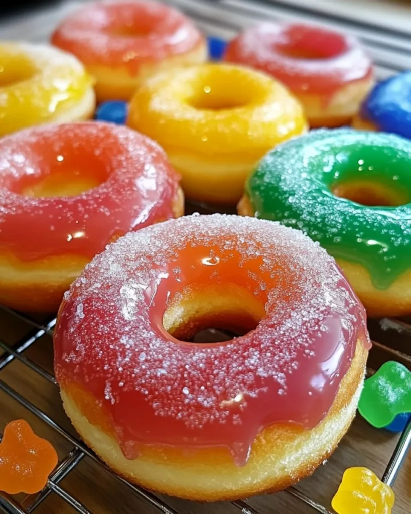 Gummy Glazed Donuts 1