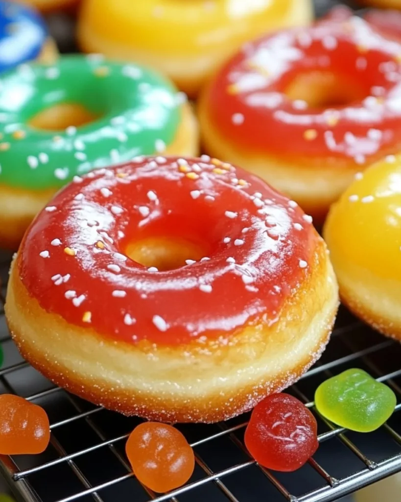 Gummy Glazed Donuts 4