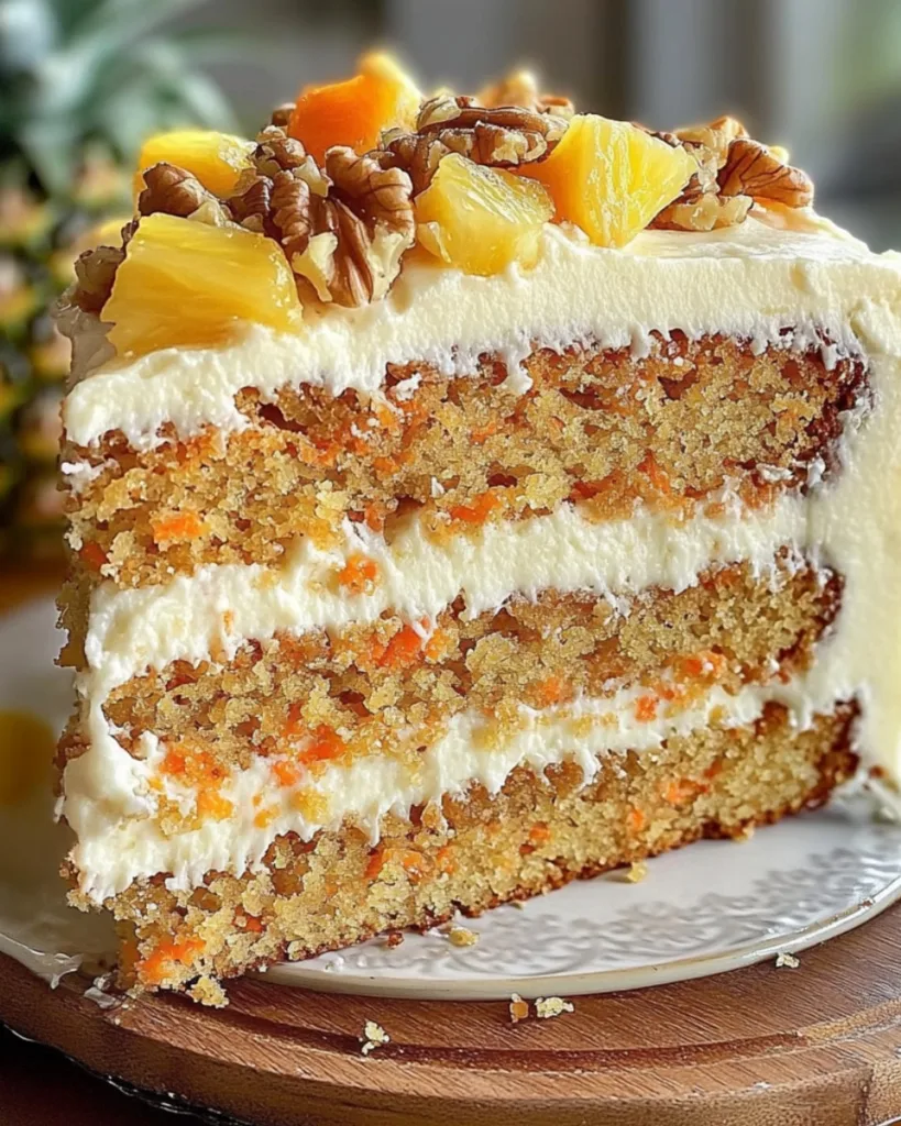 Hawaiian Carrot Pineapple Cake 1