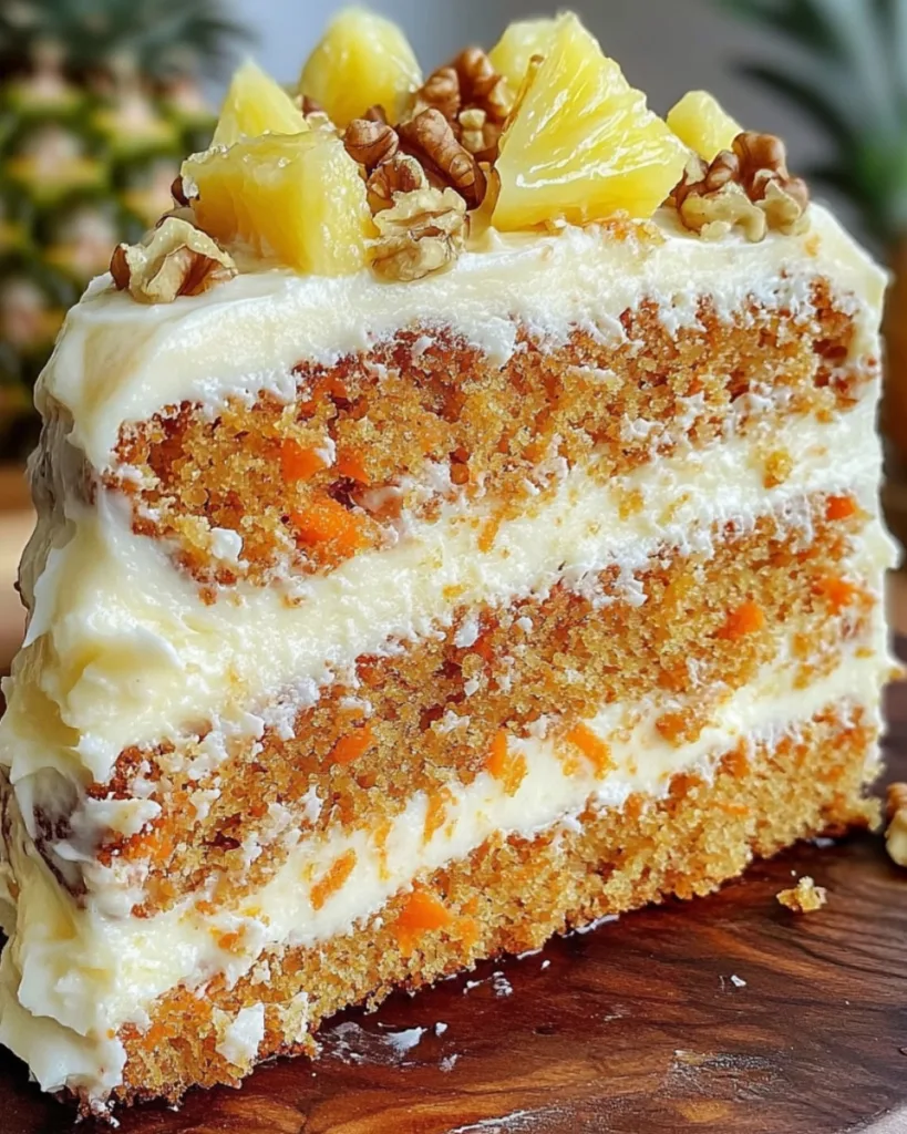Hawaiian Carrot Pineapple Cake 2