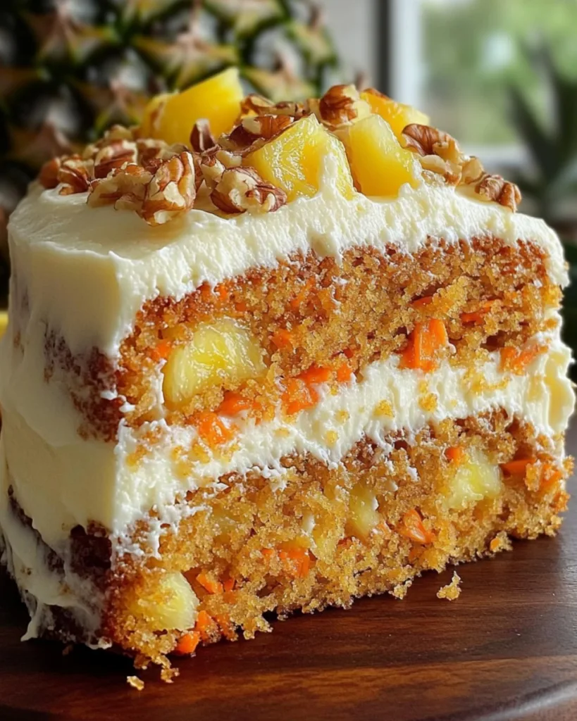 Hawaiian Carrot Pineapple Cake 3