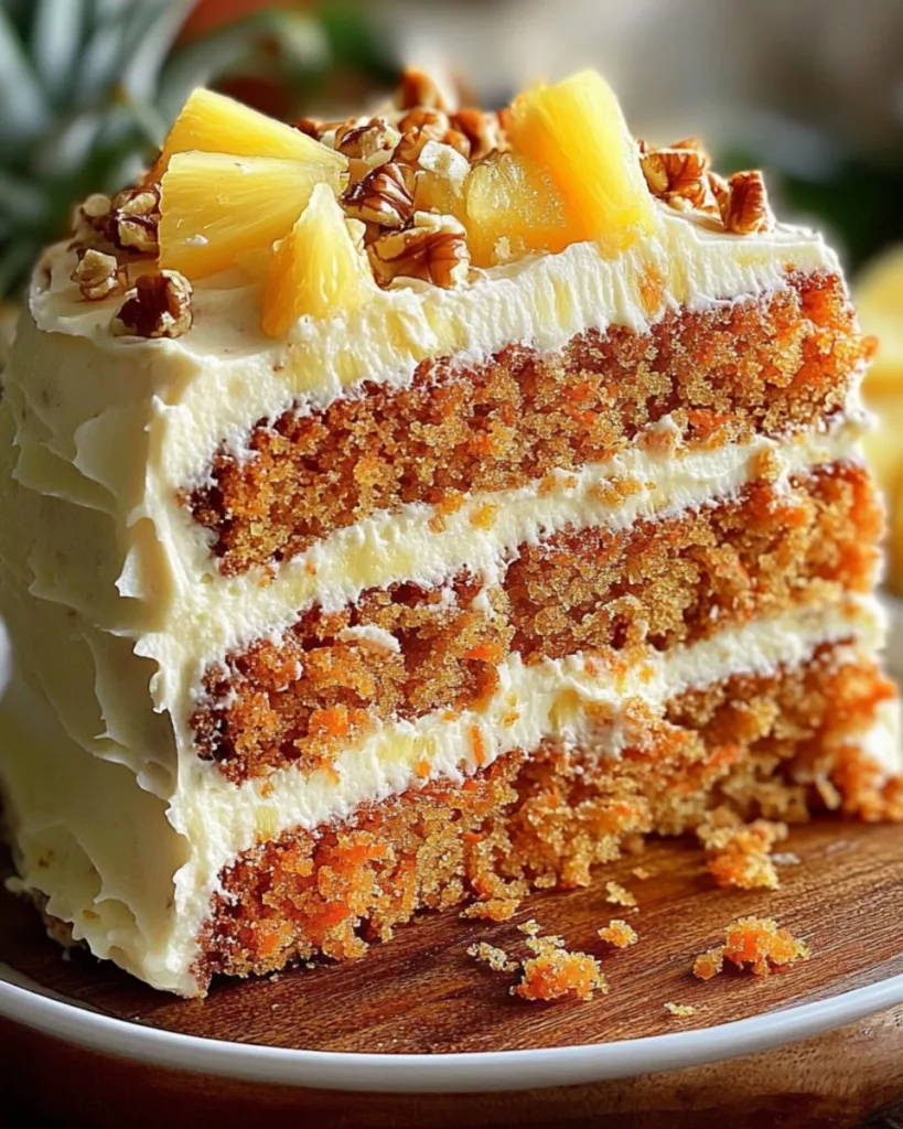 Hawaiian Carrot Pineapple Cake 4