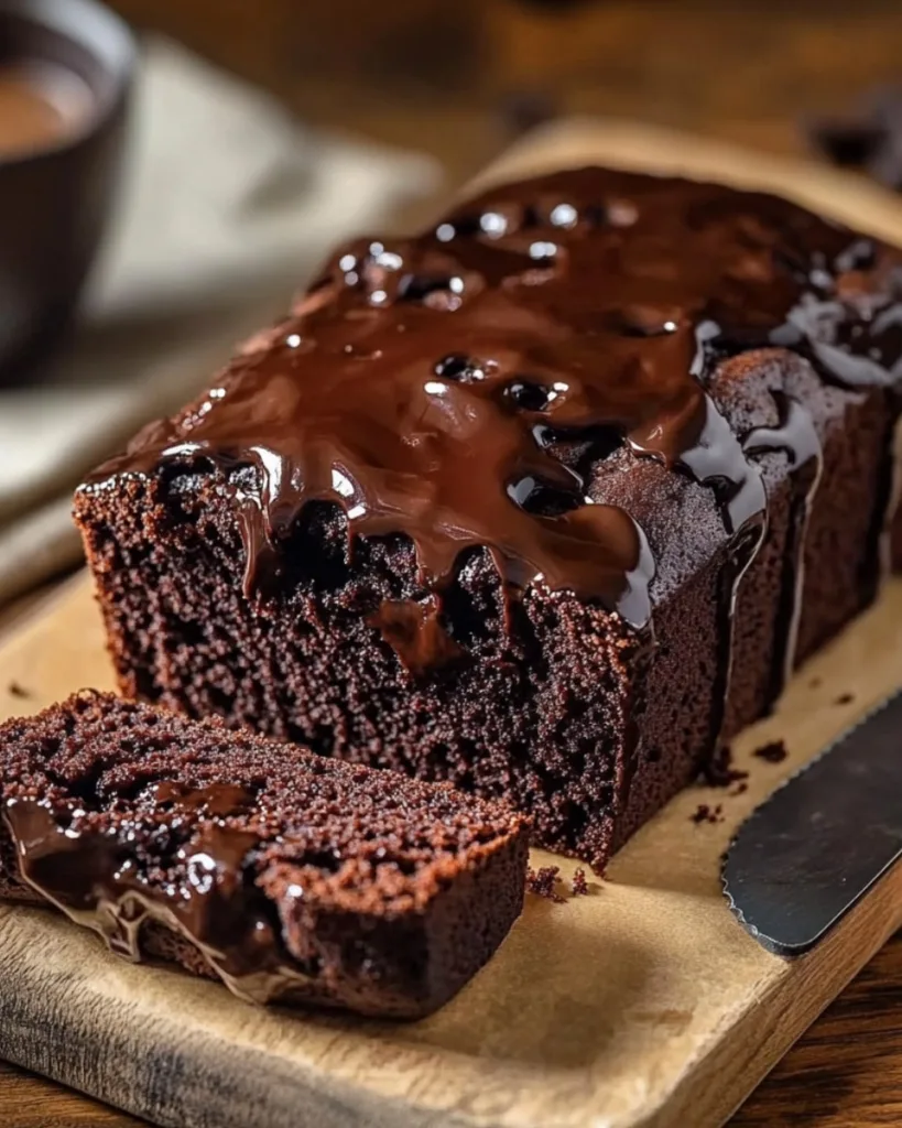 Hot Fudge Brownie Bread 1