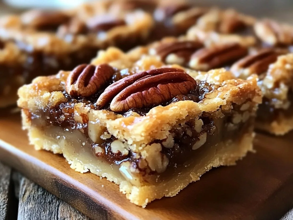 Lazy Girl Pecan Pie Bars