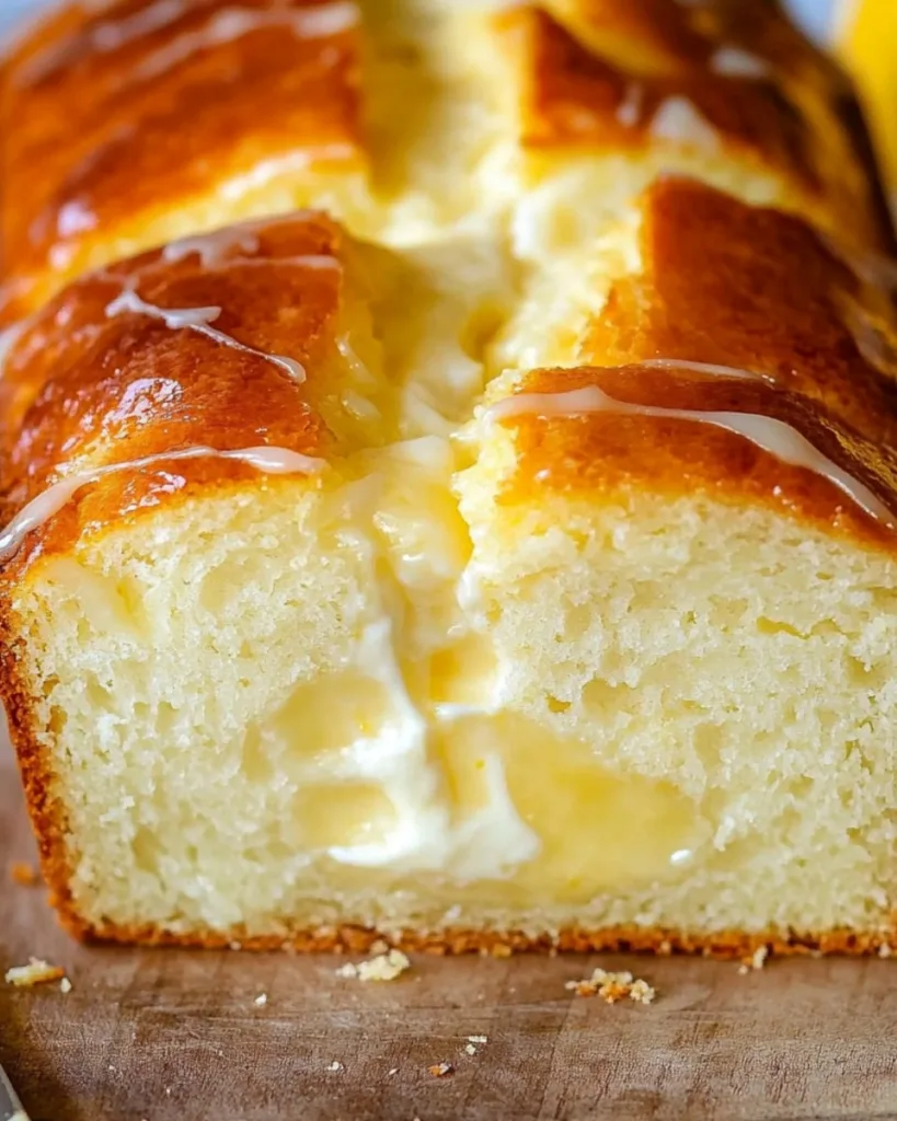 Lemon Cream Cheese Bread 1