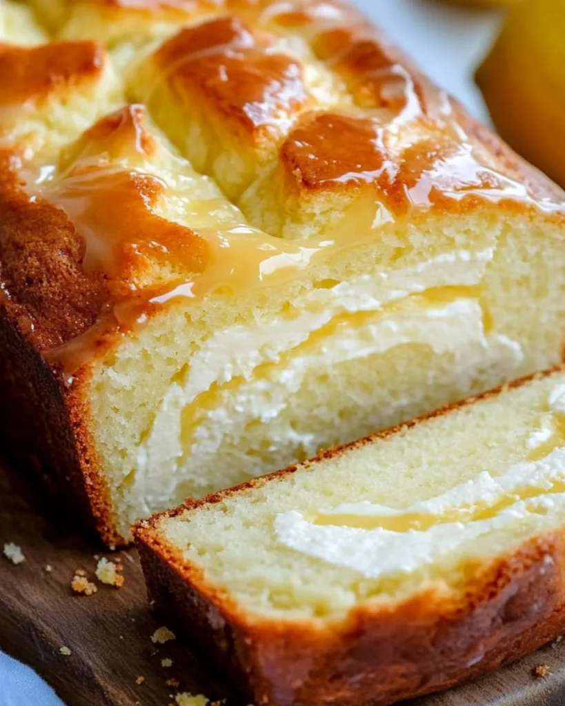 Lemon Cream Cheese Bread 3
