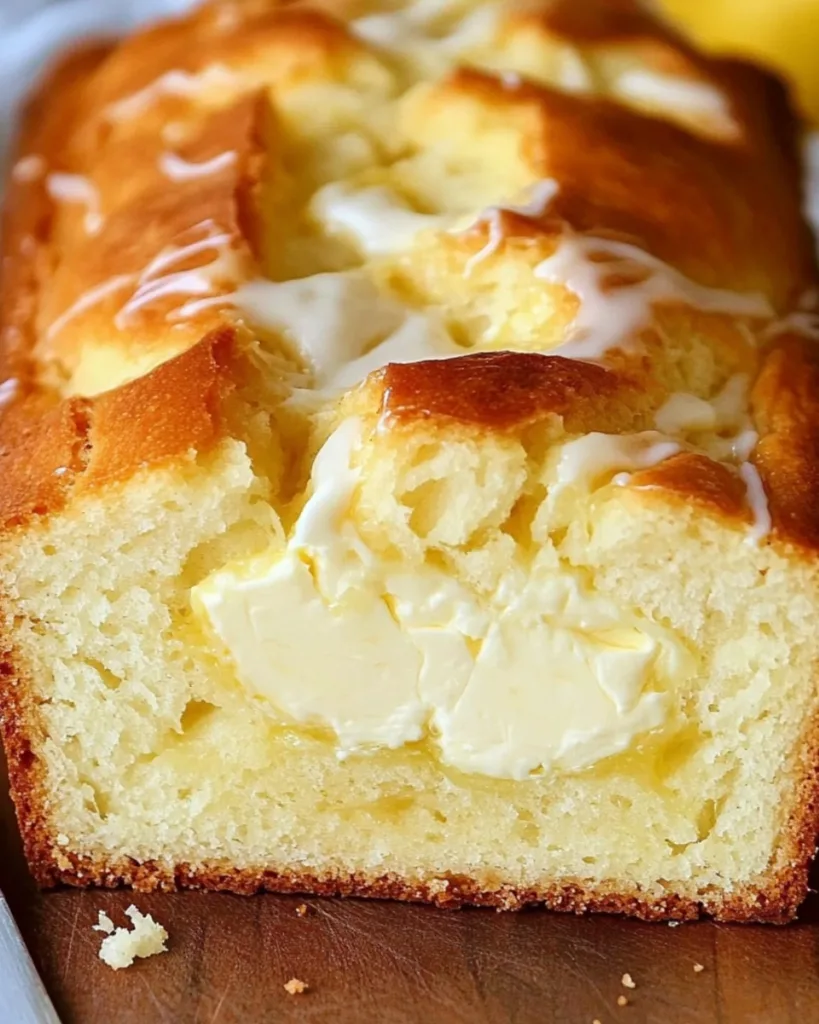Lemon Cream Cheese Bread 4