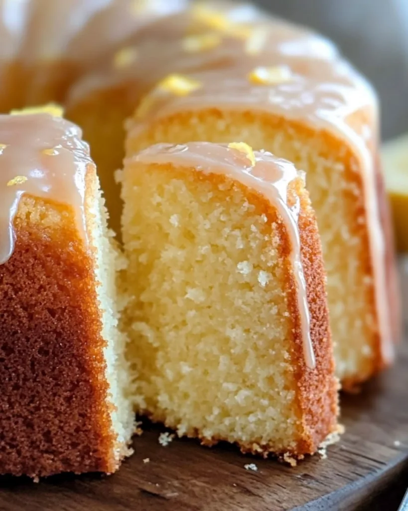 Lemon Cream Cheese Pound Cake 2