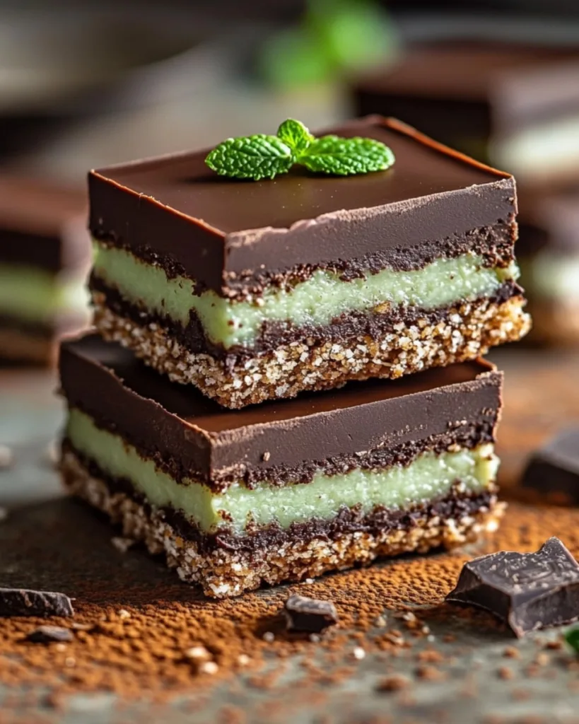 No-Bake Mint Chocolate Bars 1