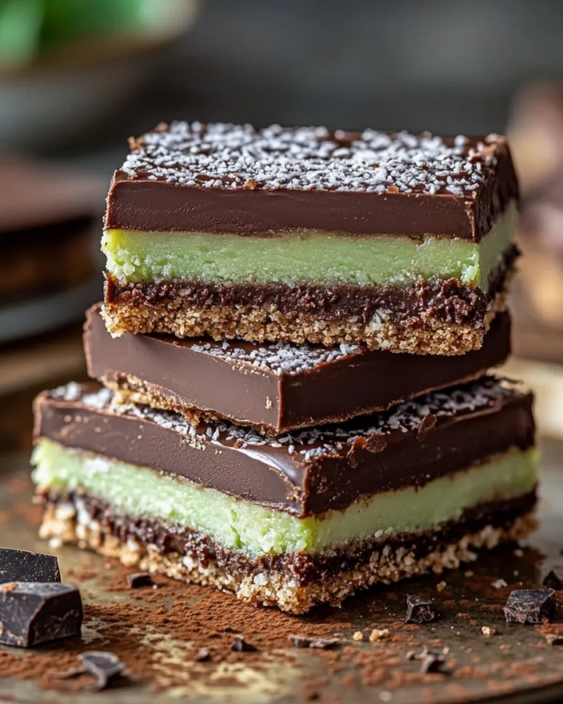 No-Bake Mint Chocolate Bars 2