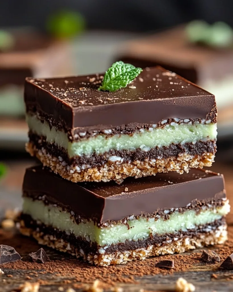 No-Bake Mint Chocolate Bars 4