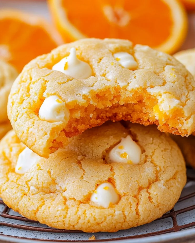 Orange Creamsicle Cookies 1