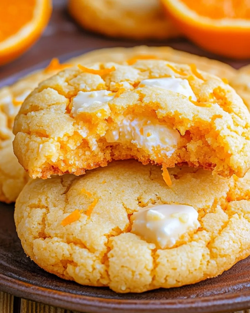 Orange Creamsicle Cookies 3