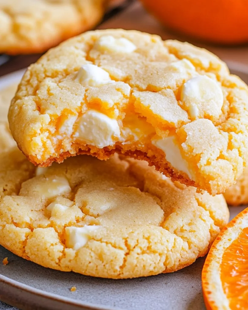 Orange Creamsicle Cookies 4