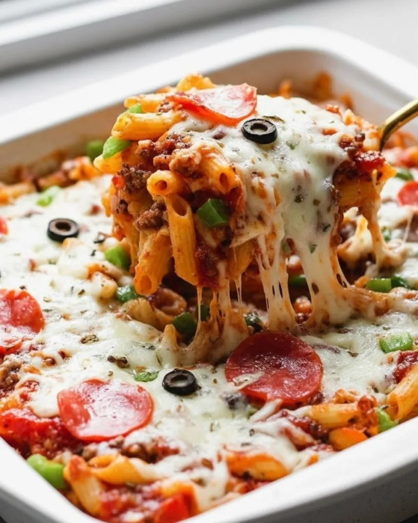 Browned ground beef and sausage cooking in cast iron skillet