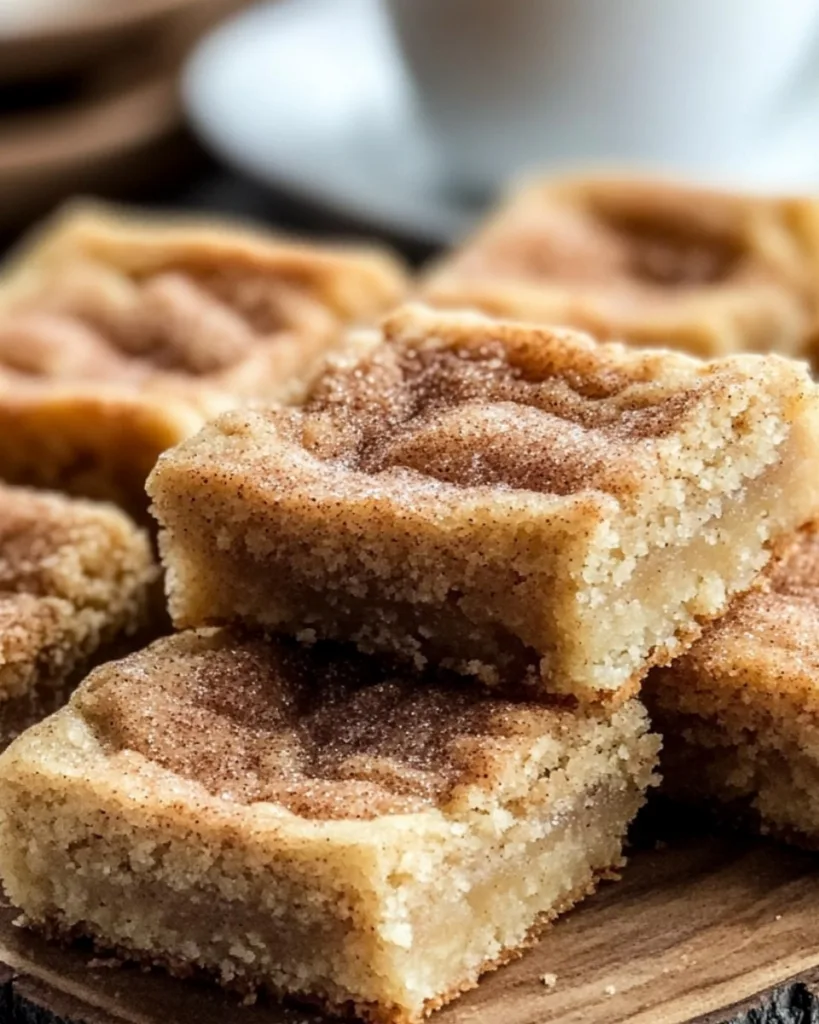 Snickerdoodle Cookie Bars 1
