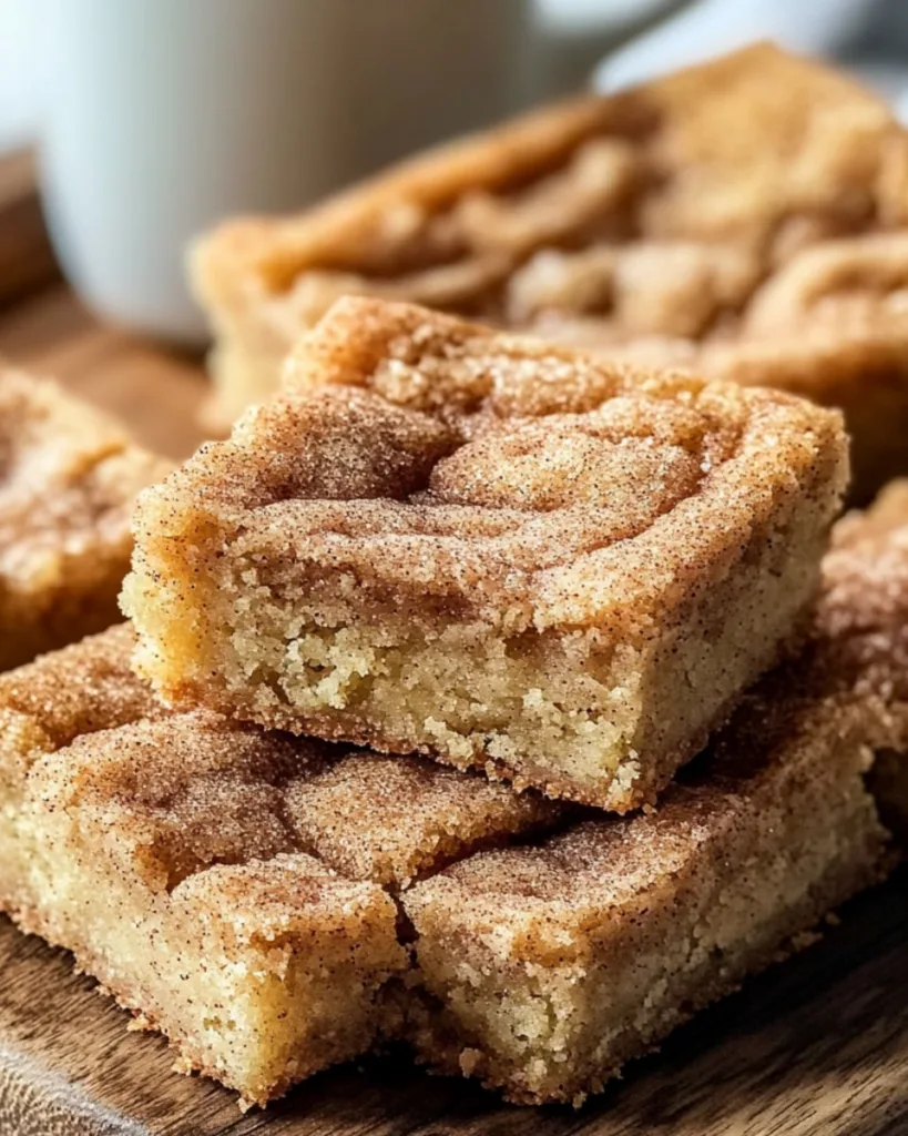 Snickerdoodle Cookie Bars 3