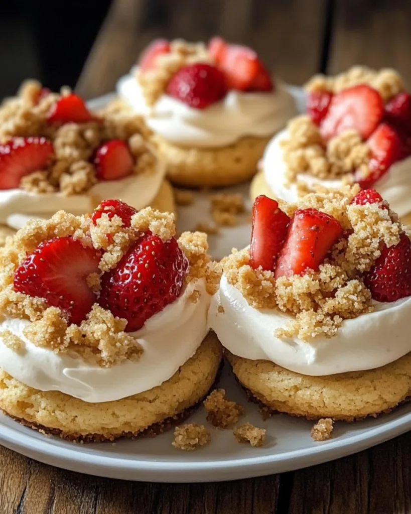 Strawberry Cheesecake Crumble Cookies 4